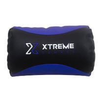 Cadeira Gamer Conthey Supra Até 120 Kg, Com Almofadas Reclinável Giratória Preta e Azul