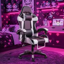 Cadeira Gamer Couro Giratória TR-MAX - Branca Cadeira Gamer Couro Giratória TR-MAX - Branca