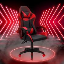 Cadeira Gamer Couro Giratória TR-MAX - Vermelha