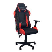 Cadeira Gamer Couro Giratória Tr-Max - Vermelha