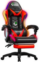 Cadeira Gamer Czlolo RGB com LED, Massagem Lombar e Reclinação