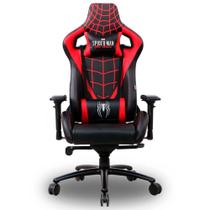Cadeira Gamer Dazz Marvel Homem Aranha Black - Encosto Reclinável - Construção em Aço - 62000048
