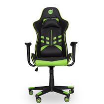 Cadeira Gamer Dazz Prime-X preta e verde para Escritório