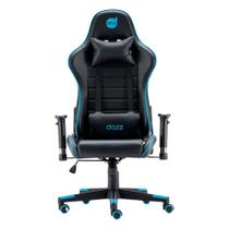 Cadeira Gamer DAZZ PRIME X V2, para Até 140KG, Inclinação 180 Grau, Claase 4, Preto e Azul - 62000155