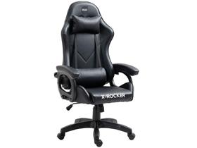Cadeira Gamer Dazz Reclinável e Giratória Preta X-Rocker Cadeira Gamer Dazz Reclinável e Giratória Preta X-Rocker