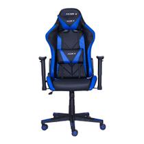 Cadeira Gamer de Escritório Azul Reclinável Ergonômica Rush Racer X - Racer-X