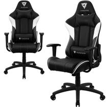 Cadeira Gamer de Jogos ThunderX3 EC3 Com Rodinhas, Inclinação Regulável e Altura Ajustável Suporta 120kg Branco