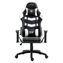 Cadeira Gamer DN3 Giratoria Preto/Branco DRAXEN