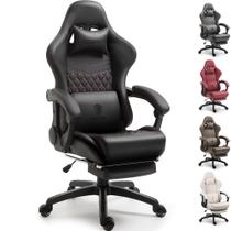 Cadeira Gamer Dowinx Big & Tall com Massagem e Apoio para os Pés 182 kg