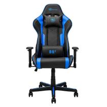 Cadeira Gamer Draxen DN2 Preto e Azul Reclinável Cadeira Gamer Draxen DN2 Preto e Azul Reclinável