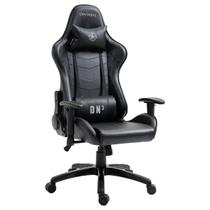 Cadeira Gamer Draxen DN3 Giratória Preta com Encosto Reclinável e Almofadas de Apoio