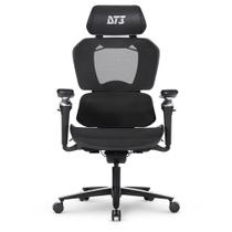 Cadeira Gamer DT3 Chrono, Até 130kg, Apoio de Braços 5D com Rotação 360º, Reclinável, Cinza - 13991-3