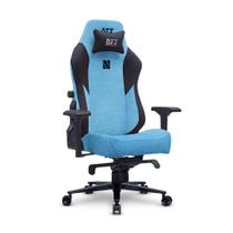 Cadeira Gamer DT3 Nero, Até 140kg, Com Almofada, Reclinável, Descanso de Braço 4D, Preto e Azul - 13548-1