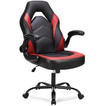 Cadeira Gamer DUMOS Ergonômica em Couro PU com Apoio de Braço Rebatível