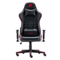 Cadeira Gamer Dz Prime X V2 Preto E Vermelho Com Almofada