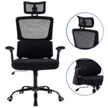 Cadeira Gamer e Escritório Confortável Ergonômica Com Apoio de Braço Ajustável Tela Mesh Suporta Até 120Kg Cadeira Gamer e Escritório Confortável Ergonômica Com Apoio de Braço Ajustável Tela Mesh Suporta Até 120Kg