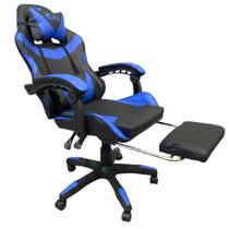 Cadeira Gamer Eagle Force Azul Reclinável 135 até 120kg PU Ergonômica Premium Cadeira Gamer Eagle Force Azul Reclinável 135 até 120kg PU Ergonômica Premium