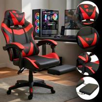 Cadeira Gamer Eagle Force Ergonômica com Apoio Pés Retrátil Reclinável 135 e Suporte Lombar Várias Cores