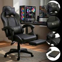 Cadeira Gamer Eagle Force Ergonômica com Apoio Pés Retrátil Reclinável 135 e Suporte Lombar Várias Cores