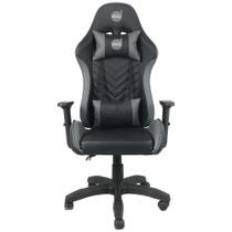 Cadeira Gamer Elite Pro Dazz Preto E Cinza Reclinável