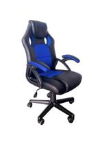 Cadeira Gamer Ergonômica Apoio Braços Ajustável Azul Bright