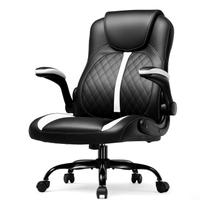 Cadeira Gamer Ergonômica GTRACING para Escritório em Couro PU com Suporte Lombar