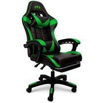 Cadeira Gamer Ergonômica Reclinável com Apoio para os Pés material sintético Sintético Premium 135kg