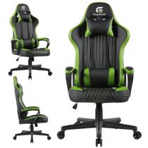 Cadeira Gamer Escritório Para Horas de Jogos Profissional Com Maior conforto Ajuste Lateral e Altura + Almofadas Ergonômicas - Fortrek