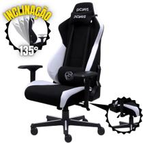 Cadeira Gamer Escritório Rosa Mad Racer V8 Turbo Pcyes Com Inclinação Ajuste de Altura Pistão a gás, Até 120kg
