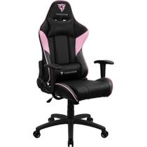 Cadeira Gamer Escritório ThunderX3 EC3 Encosto Reclinável material sintético de Alta Qualidade Cor Rosa