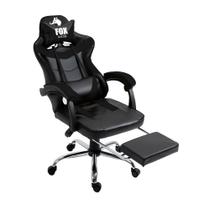 Cadeira Gamer Fox Nordic Confort Preto Apoio Para Os Pés