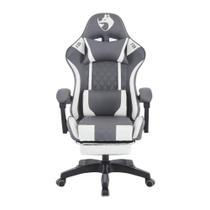 Cadeira Gamer Fox Racer Luna com Apoio de Pés UT-B200 Cinza