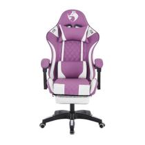 Cadeira Gamer Fox Racer Luna com Apoio de Pés UT-B200 Lilás