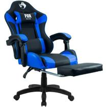 Cadeira Gamer Fox Racer Zerda Azul W20 com Apoio de Pés