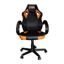 Cadeira Gamer Gc200 Estofado Em material sintético 100Kg Preto E Laranja - OEX GAME