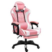Cadeira Gamer Giratória Bm3008 Com Encosto Alto Ajustável Rosa