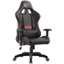 Cadeira Gamer Giratória com Almofada e Elevação a Gás BLX 6009 G material sintético Preto Vermelho - Lyam Decor