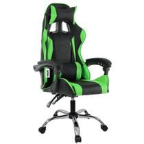 Cadeira Gamer Giratória Com Rodinhas Cg1.09 Verde