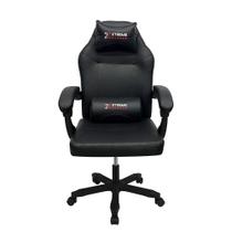 Cadeira Gamer Giratória Ergonômica XTreme Gamers Supra Preta Gaming Com Inclinação e Conforto - Evolux