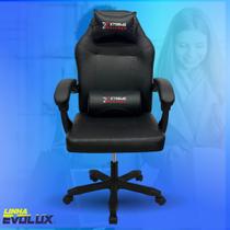 Cadeira Gamer Giratória Ergonômica XTreme Gamers Supra Preta Gaming Com Inclinação e Conforto