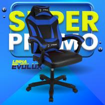 Cadeira Gamer Giratória Gamer XTreme Gamers Supra Preta e Azul Gaming - LinhaEvolux
