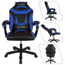Cadeira Gamer Giratória Gamer XTreme Gamers Supra Preta e Azul Gaming