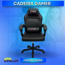 Cadeira Gamer Giratória Gamer XTreme Gamers Supra Preta Gaming - Evolux