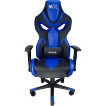 Cadeira Gamer Giratória material sintético Preto / Azul Mymax