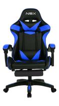 Cadeira Gamer Giratória Nsx Reclinável Estofado Cores Couro
