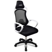 Cadeira Gamer Goldentec GT Moon Cor Preto/Branco Ajuste de Altura Com Encosto para pescoço Cadeira Gamer Goldentec GT Moon Cor Preto/Branco Ajuste de Altura Com Encosto para pescoço