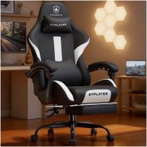 Cadeira Gamer GTPLAYER Ergonômica de Encosto Alto com Apoio para os Pés Cadeira Gamer GTPLAYER Ergonômica de Encosto Alto com Apoio para os Pés