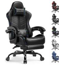 Cadeira Gamer GTPLAYER Reclinável com Apoio para os Pés Preta Cadeira Gamer GTPLAYER Reclinável com Apoio para os Pés Preta