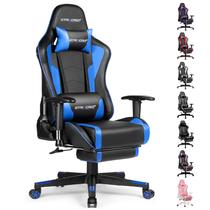 Cadeira Gamer GTRACING GTPLAYER com Caixas de Som Bluetooth e Descanso para Pés