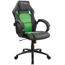 Cadeira Gamer Husky Gaming Snow, Preto e Verde, Cilindro de Gás Classe 4, Base em Metal, Roda em Nylon - HGMA018